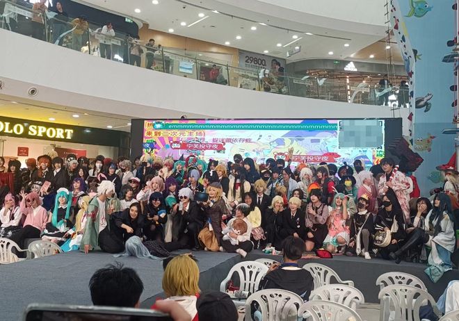 展会现场有趣的互动环